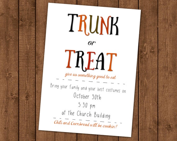 items-similar-to-trunk-or-treat-invitation-5x7-digital-file-download