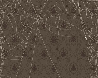 Witch Hazel Web Gray by October Afternoon for Riley Blake, C3932-Gray