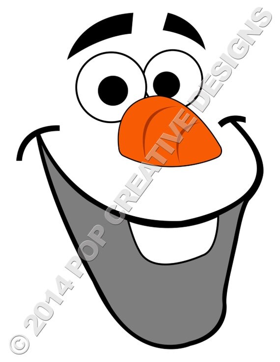 olaf frozen coloring pages of face - photo #34