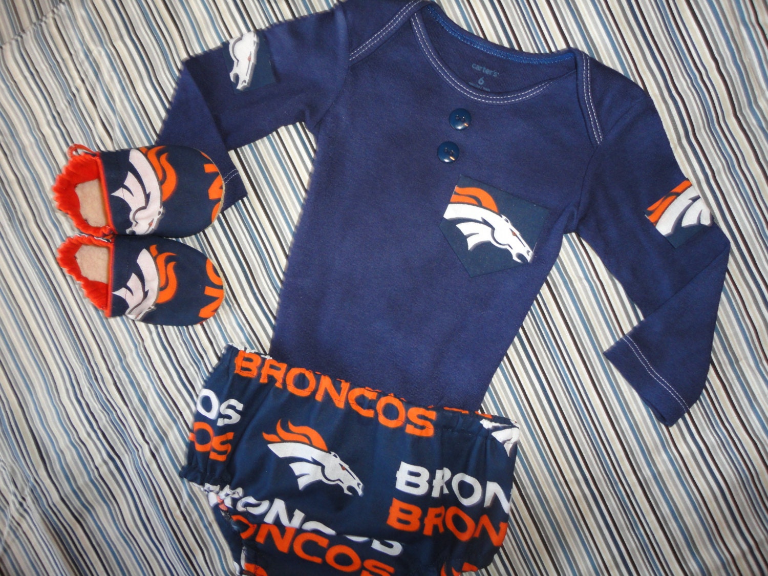 NFL Denver Broncos Tailgating Outfit by doodlesbabylicious on Etsy