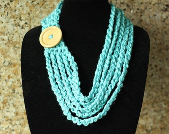 PDF Crochet Chain Necklace, Necklace, Jewelry, Crochet Necklace Pattern