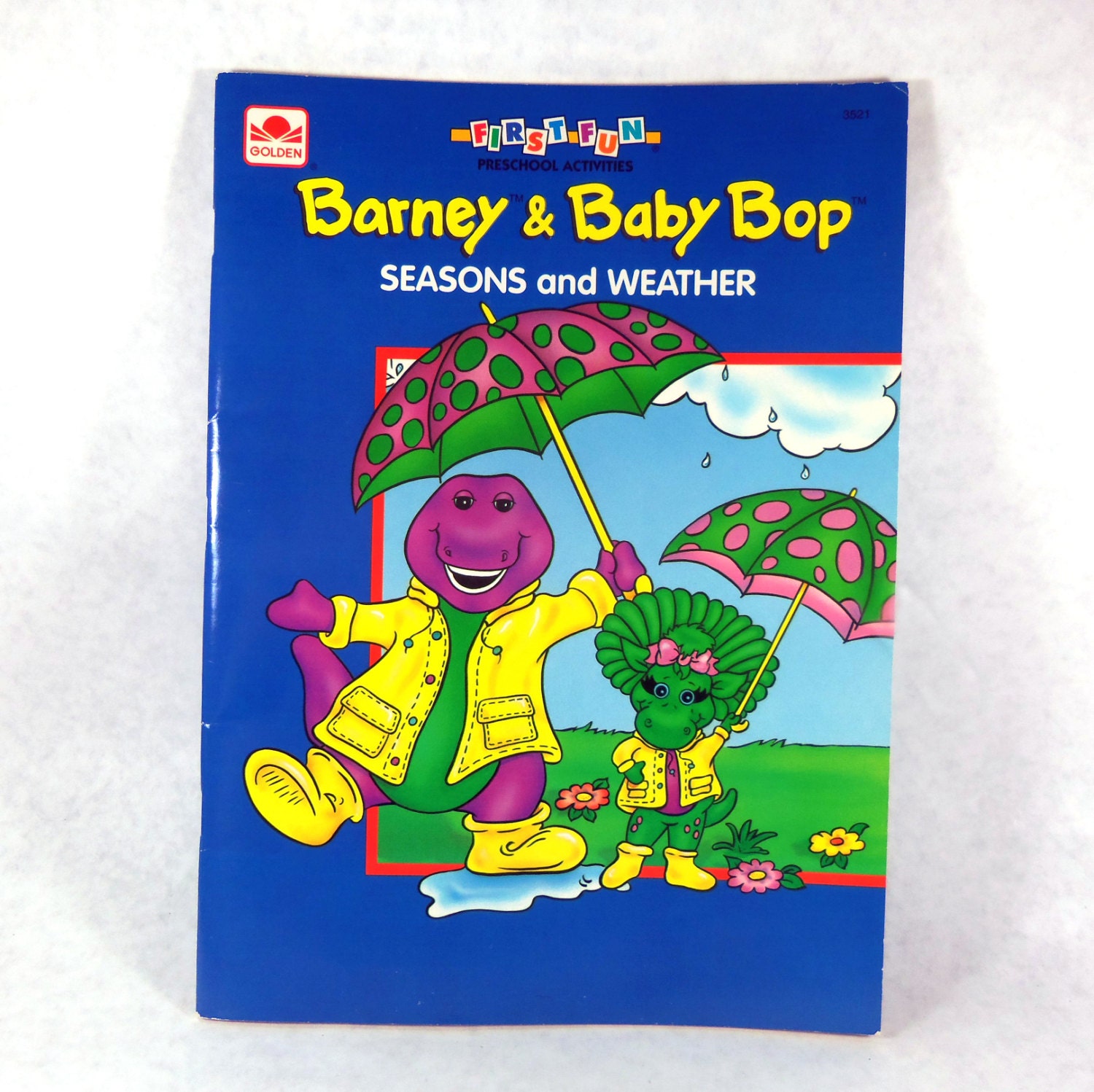 Barney And Baby Bop Activity Book 1993 By Thejunkinsailor On Etsy