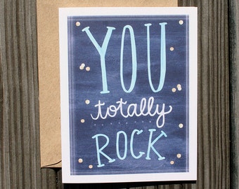 Congrats you rock | Etsy