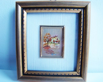 Unique Vintage Miniature Reproduction of an Original work of Art on 925 Sterling Silver Lamina Hallmark Italy