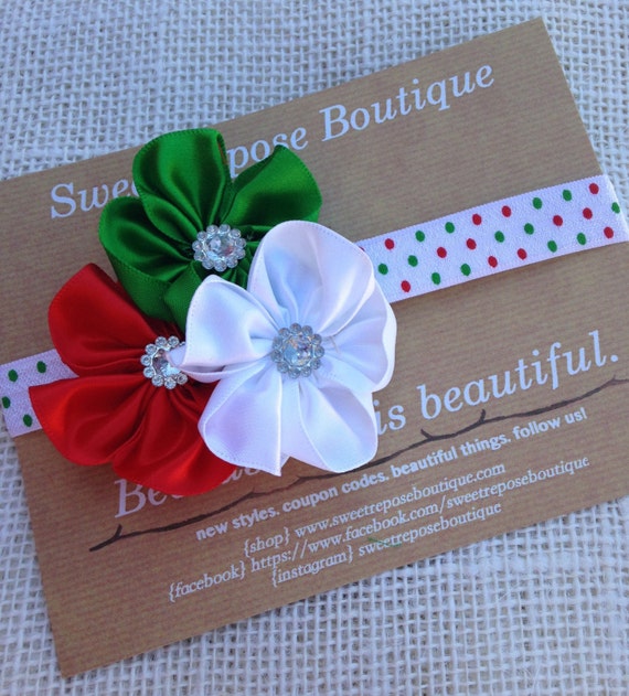 Christmas headband Christmas bow Christmas baby holiday