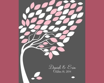 Small Wedding Decor, Guests Signature Tree, Guestbook Alternative, Wedding Tree Guest Book, Wedding Guest Signature Tree