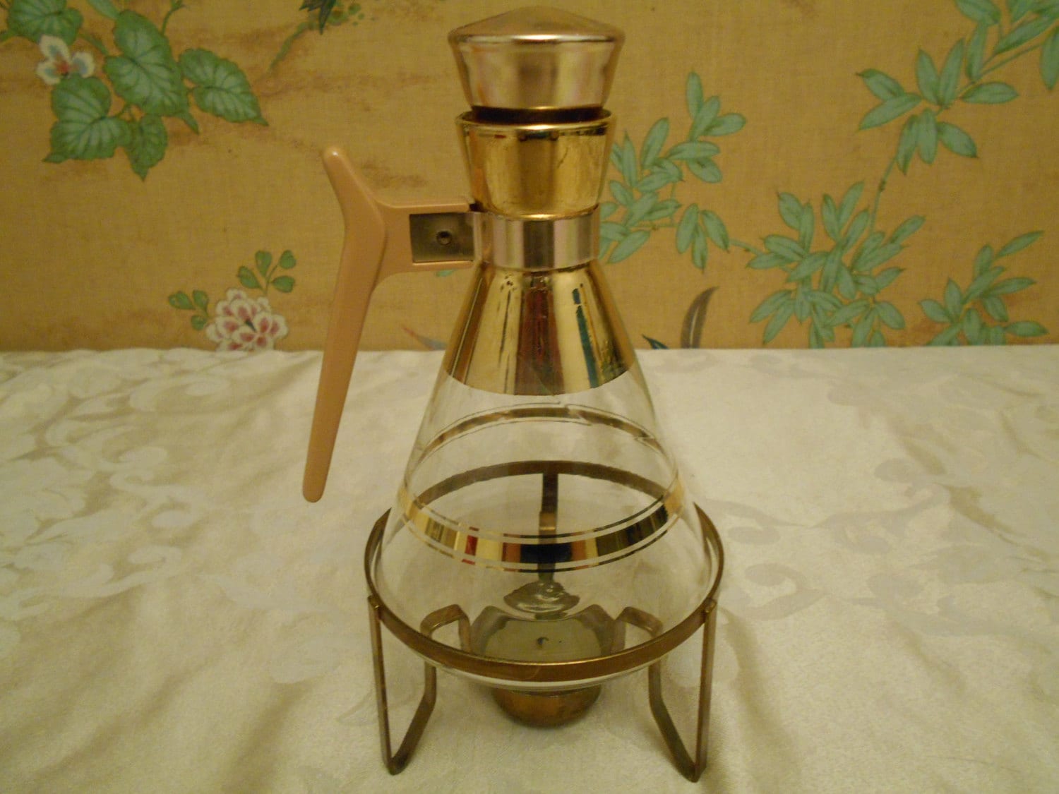 Vintage Glass Carafe And Burner Haute Juice