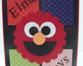 Items similar to Elmo 8 Count Crayon Invitations (crayon wrappers ...