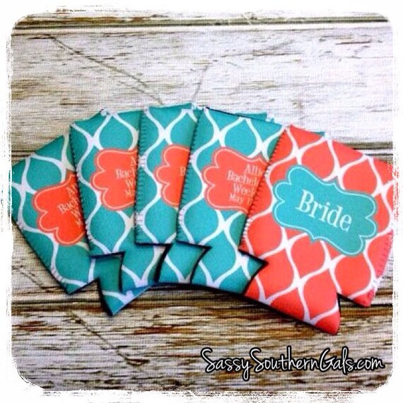 Monogrammed Can Koozie Personalized Can by SassySouthernGals