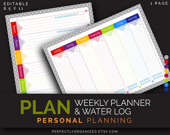 Health And Fitness Planner