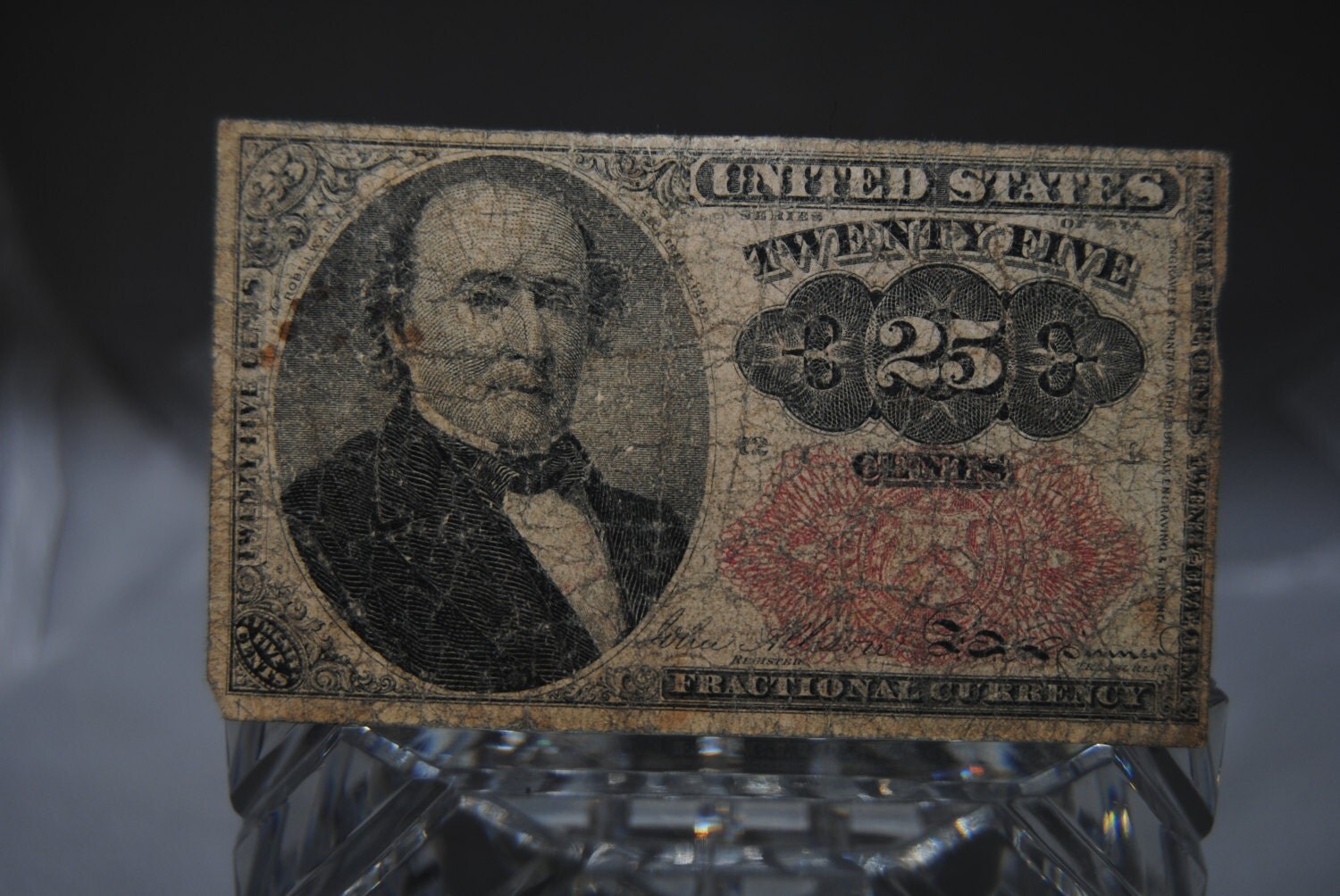 1845 US Fractional Currency 25-Cent Note GOOD by ALMAJED on Etsy