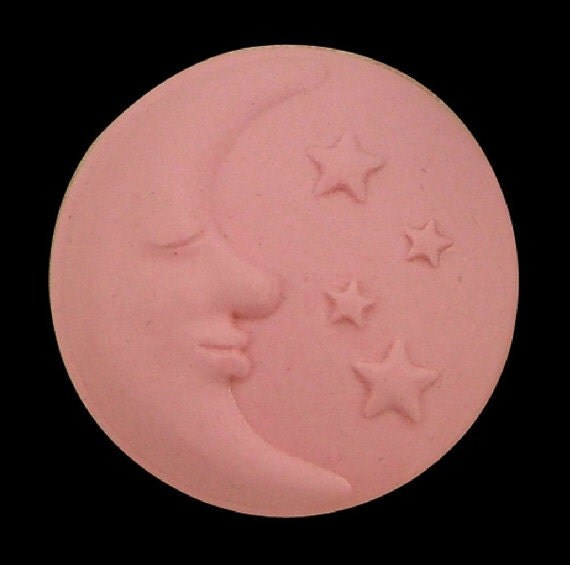 Moon With Star Soap Mold Soap Mould Silicon Mold Candle Mold Resin Mold