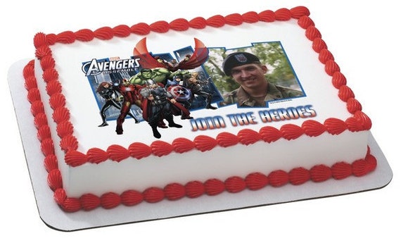 The Avengers Birthday Edible Cake and Cupcake by ...