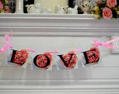 Love Banner, Wedding Garland, Valentine Banner, Wedding Reception Decorations/Bridal Shower Banner/Photo Prop/Valentine Banner Il_170x135