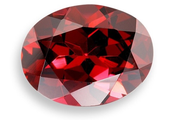 10x12 mm oval natural genuine RED GARNET oval top cut faceted gemstone ...