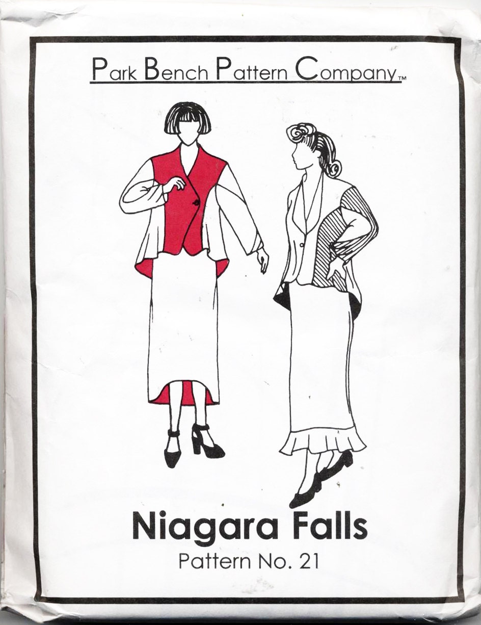 Park Bench Pattern Company Sewing Pattern 21 Niagara Falls