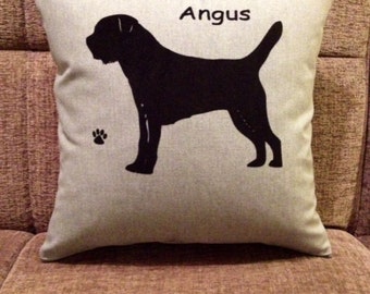 dog cushion personalised