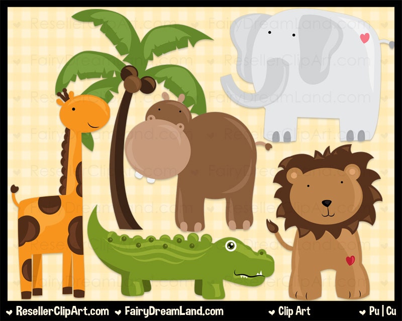 whimsical jungle clip art download - photo #3