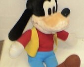 Plush Stuffed Animal Doll : Disney 12" Vintage Goofy