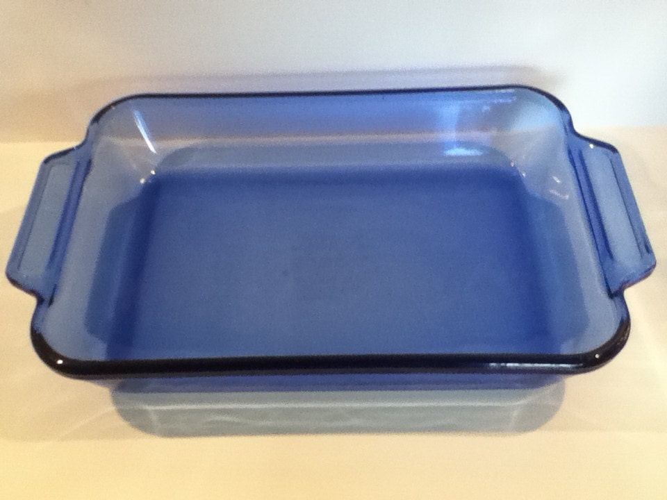 Anchor-Hocking COBALT BLUE PYREX Vintage Bakeware Loaf