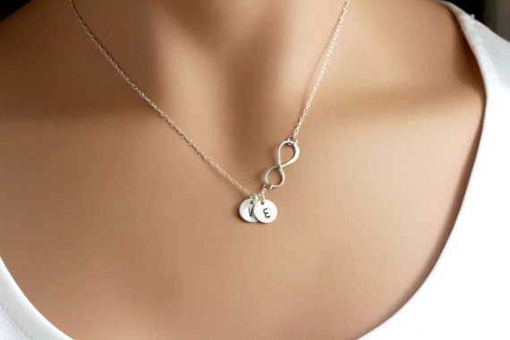 personalized silver necklace