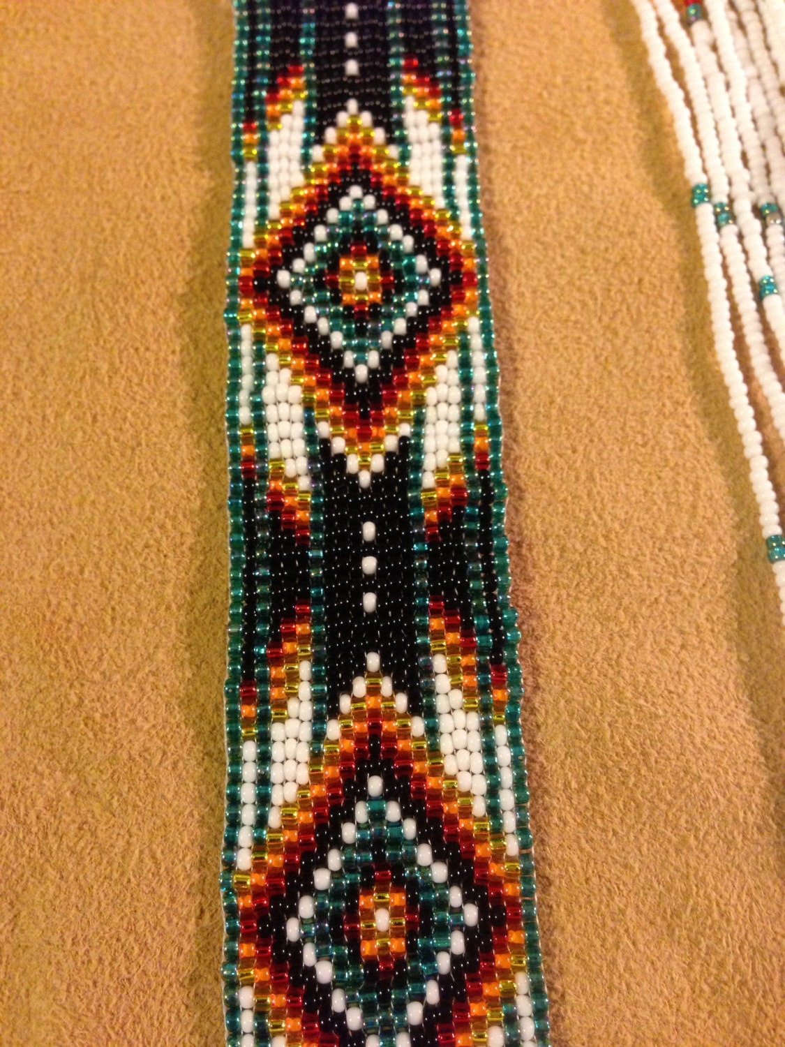 Beautiful Loom Beaded Native American Necklace