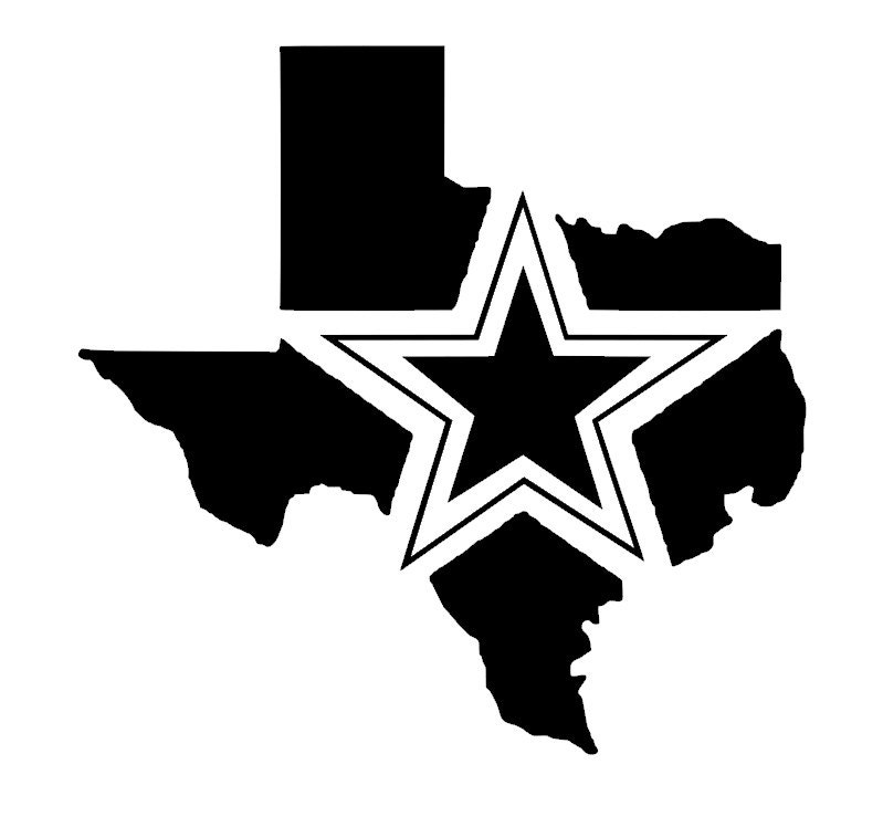 Dallas Cowboys vinyl decal by PaZaBri on Etsy