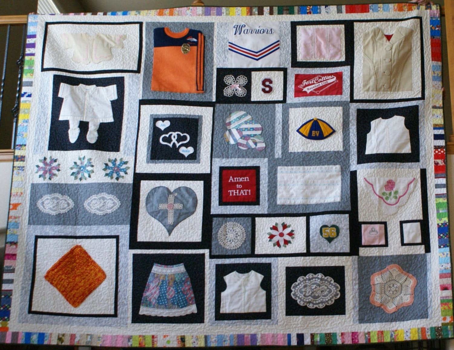 Custom Quilt Heirloom Quilt Memory Quilt Family Quilt