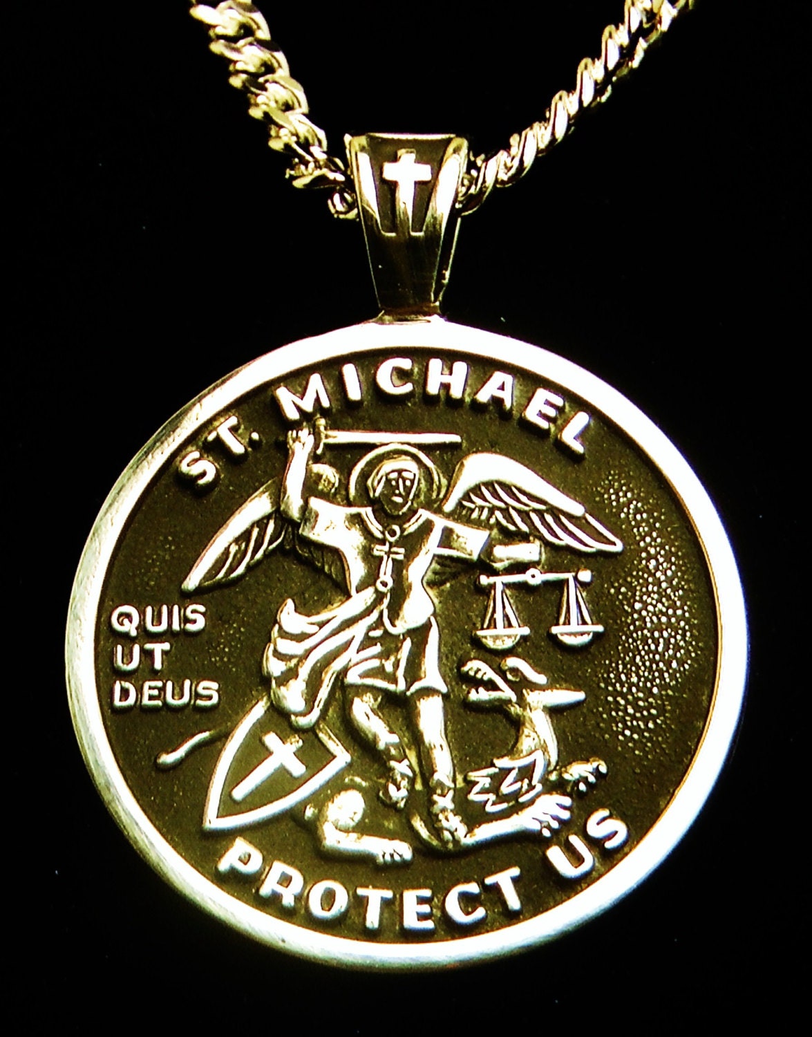 St. Michael Medal Sterling Silver Archangel