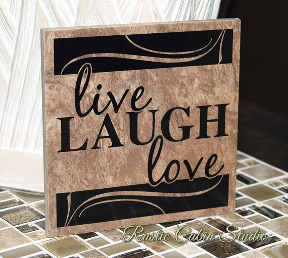 Live Laugh Love Tile - 6x6