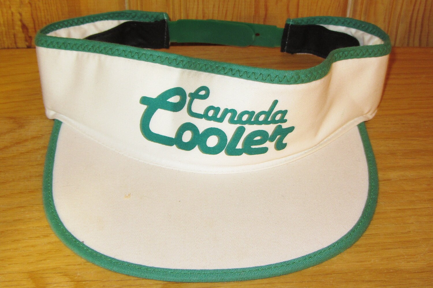 CANADA COOLER Wine Drink Vintage 80s Original Promo Sun Visor