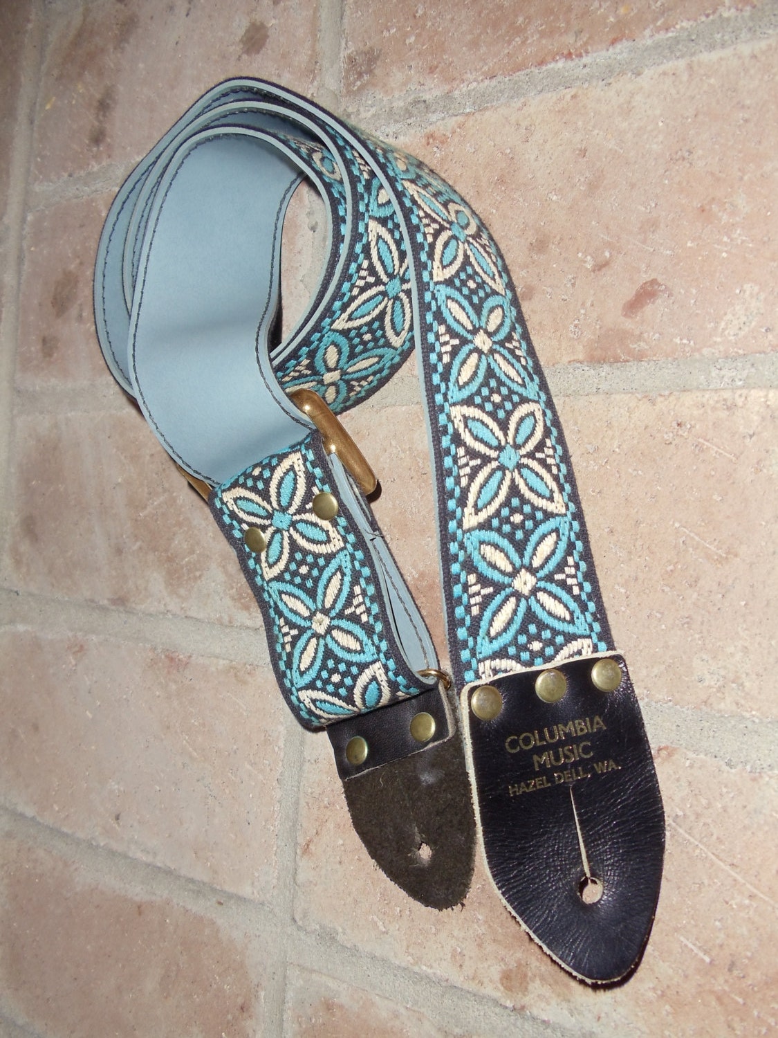 vintage 60s 70s ace style woven guitar strap by nothingspecial253