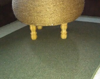 Upcycled Tire Footstool / Table/Ottoman
