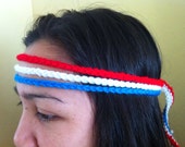 Fourth of July Headbands - 4th of July headbands - tie back headband - boho headband - summer headbands