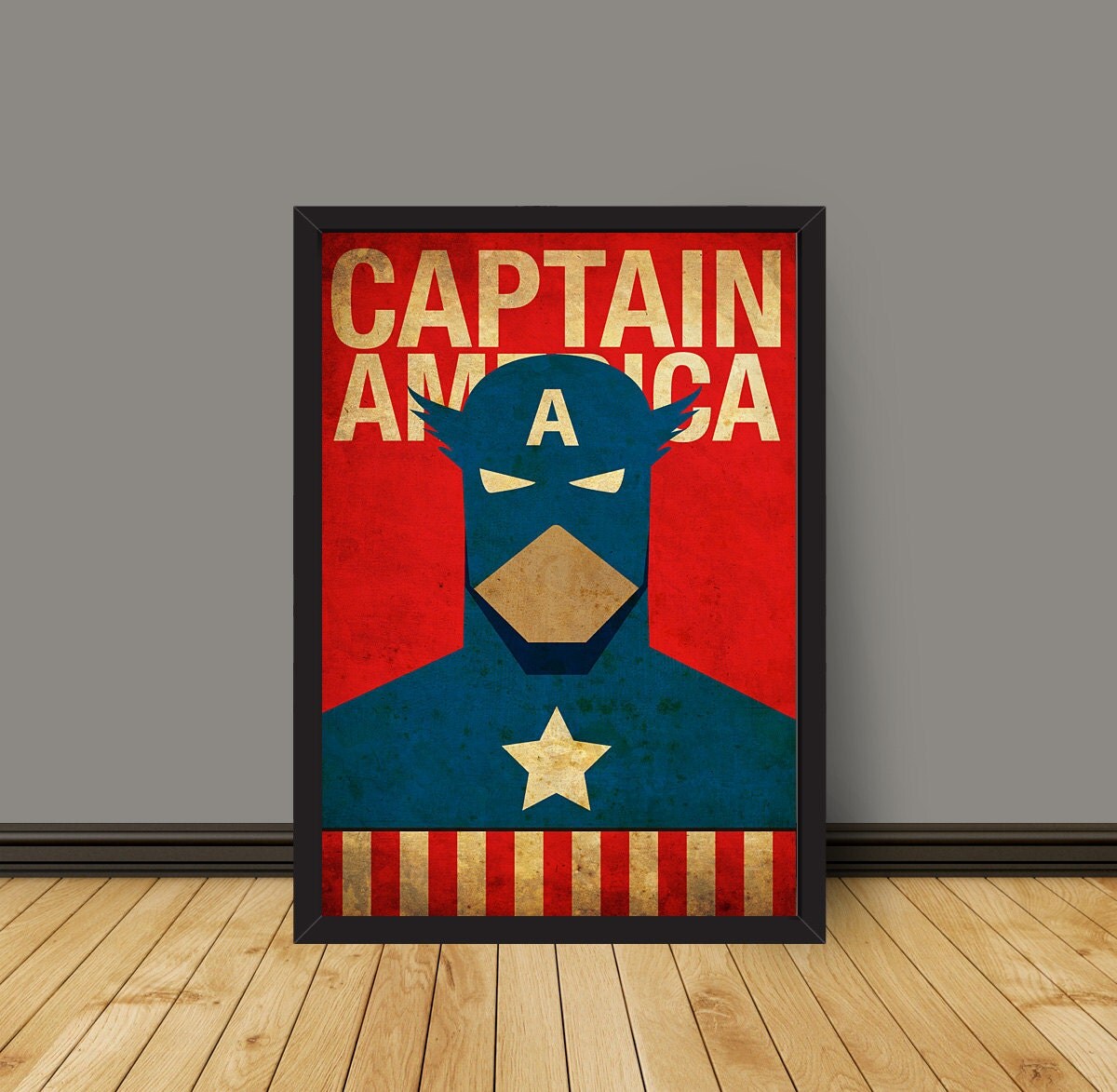 vintage minimalist captain america poster prints vintage minimalist captain america poster prints
