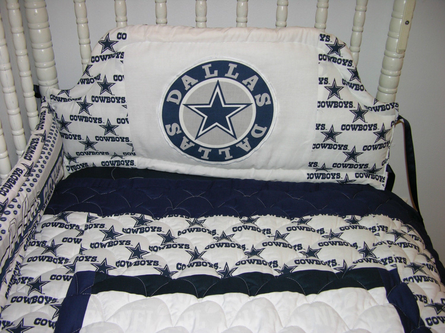 New Nursery Bedding m/w Dallas Cowboys by CutiePatootieBedding