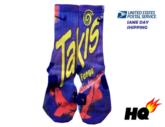 Takis Fuego FAST SHIPPING Custom Nike Elite Socks All by