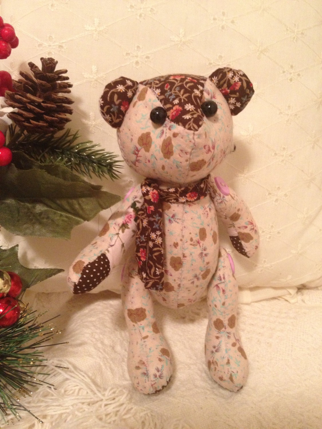 hand sewn teddy bear custom made bear great for birthday hand sewn teddy bear custom made bear great for birthday