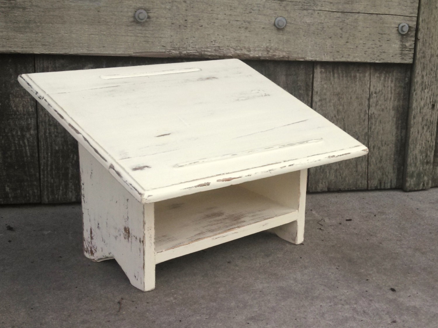 Rustic Wedding Guest Book Stand Podium Rustic Wedding Decor