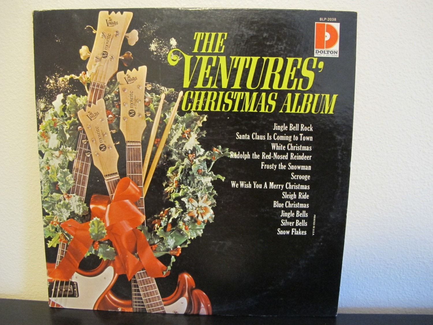 The Ventures Christmas Album Vintage Vinyl LP Released on the