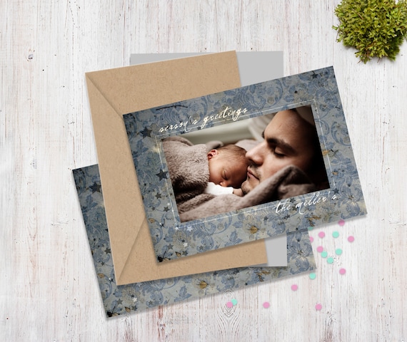 Christmas Photo Card Custom Christmas Card Personalized