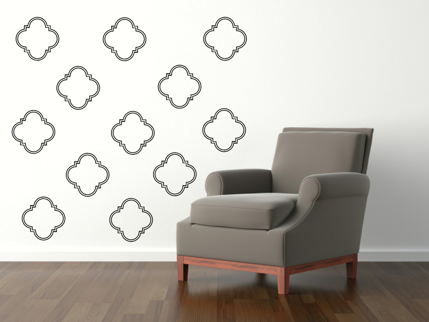 Moroccan Wall Decals Quatrefoil Wall Decals Clover Kitchen