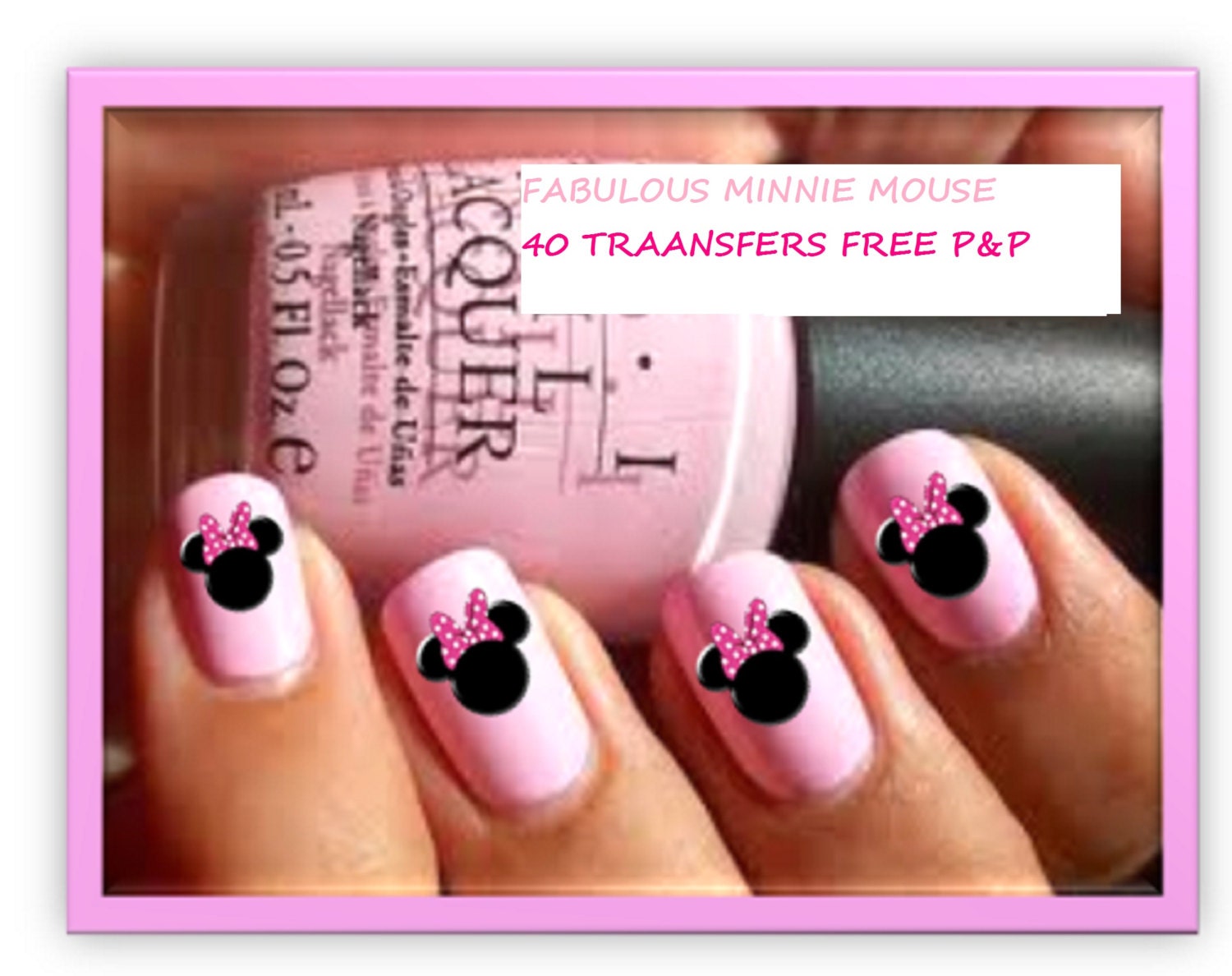 40 Nail art water transfers wraps decals by Emmajaynesparkles