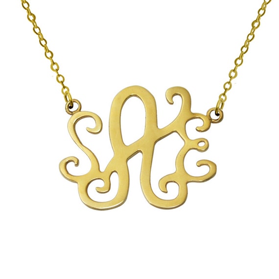 Wholesale Personalized Monogram necklace by lovehandmadeanything
