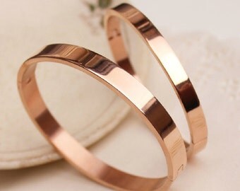 18K Rose Gold Bangle