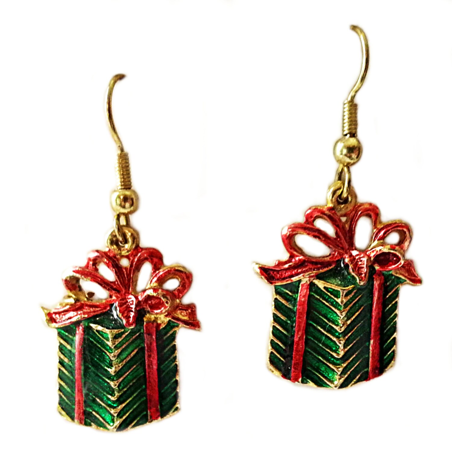 christmas presents vintage earrings enamel gifts gold tone christmas presents vintage earrings enamel gifts gold tone