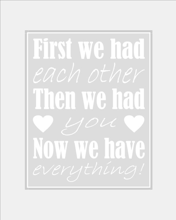 First We Had Each Other Free Printable Free Templates Printable