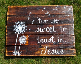 Image result for tis so sweet to trust in jesus background