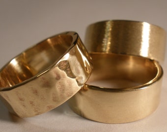 bronze wedding rings