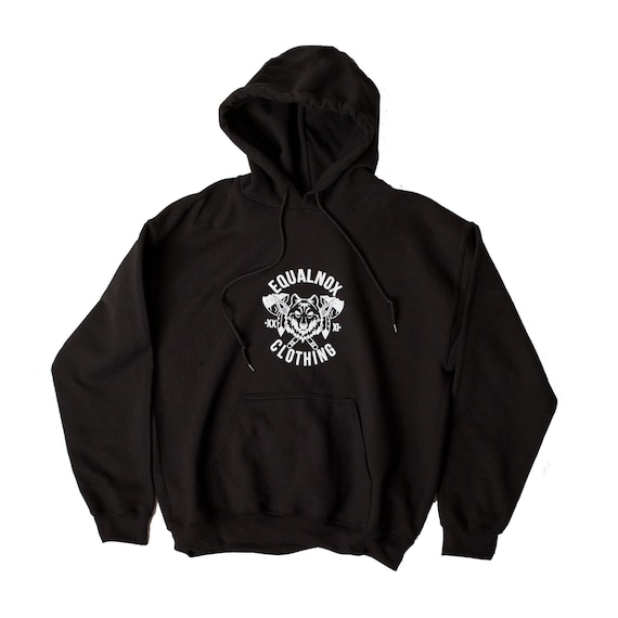 Equalnox Clothing Co. Lone Wolf Hoodie by EqualnoxClothingCo